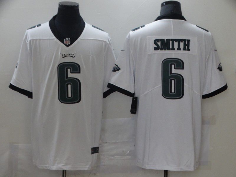 Men Philadelphia Eagles #6 Smith White Nike Vapor Untouchable Limited 2021 NFL Jersey->los angeles angels->MLB Jersey